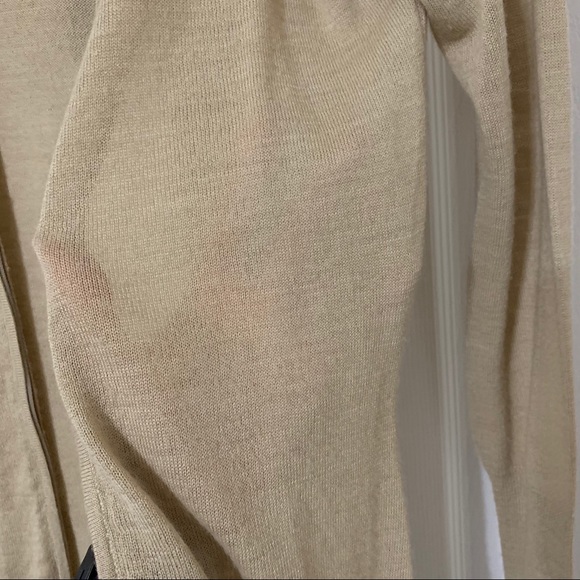 2/$30 thin zip up wool hoodie - Picture 5 of 5